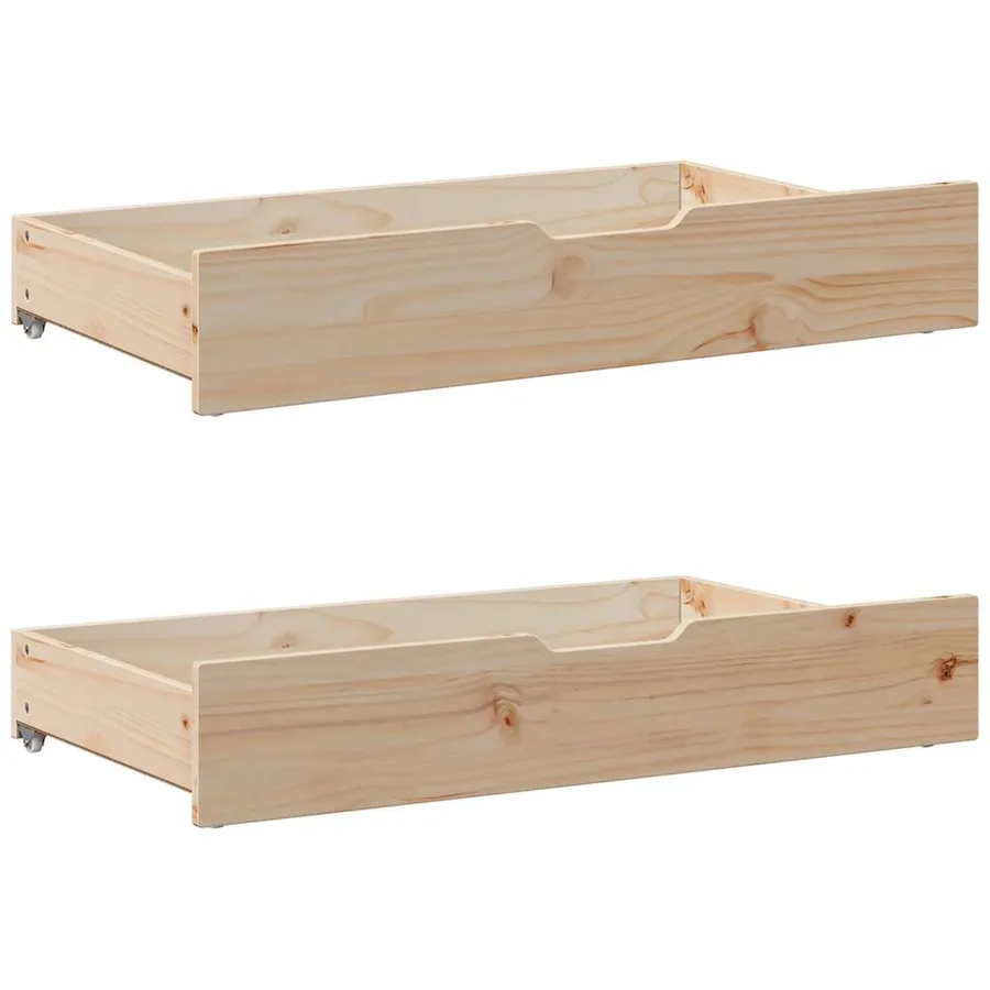 Cadre de lit sans matelas 90x200 cm bois de pin massif - 6