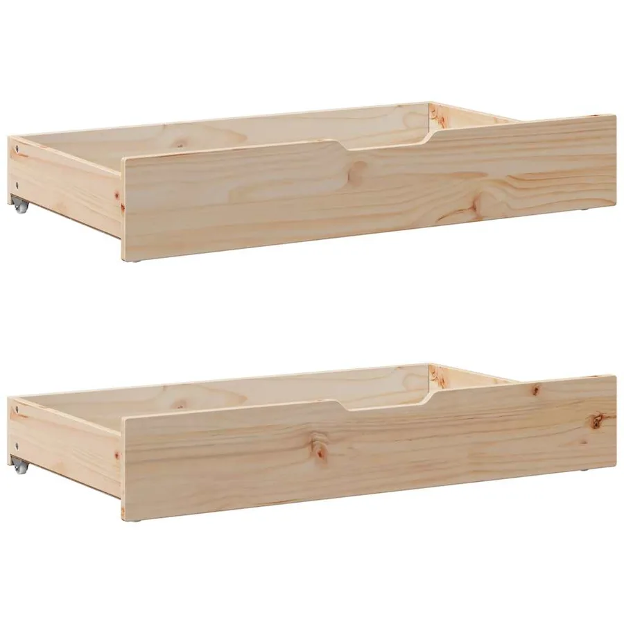 Cadre de lit sans matelas 150x200 cm bois de pin massif - 6