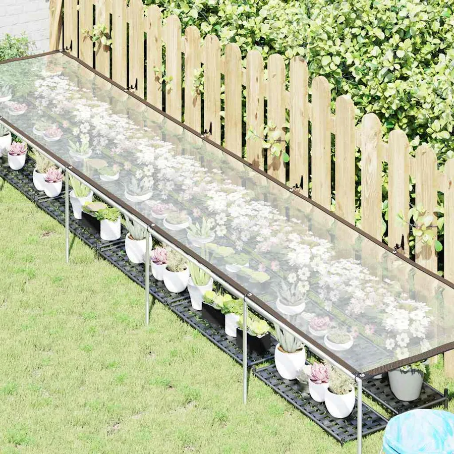 Housse de protection plantes avec œillets 1x5 m polyéthylène - 2