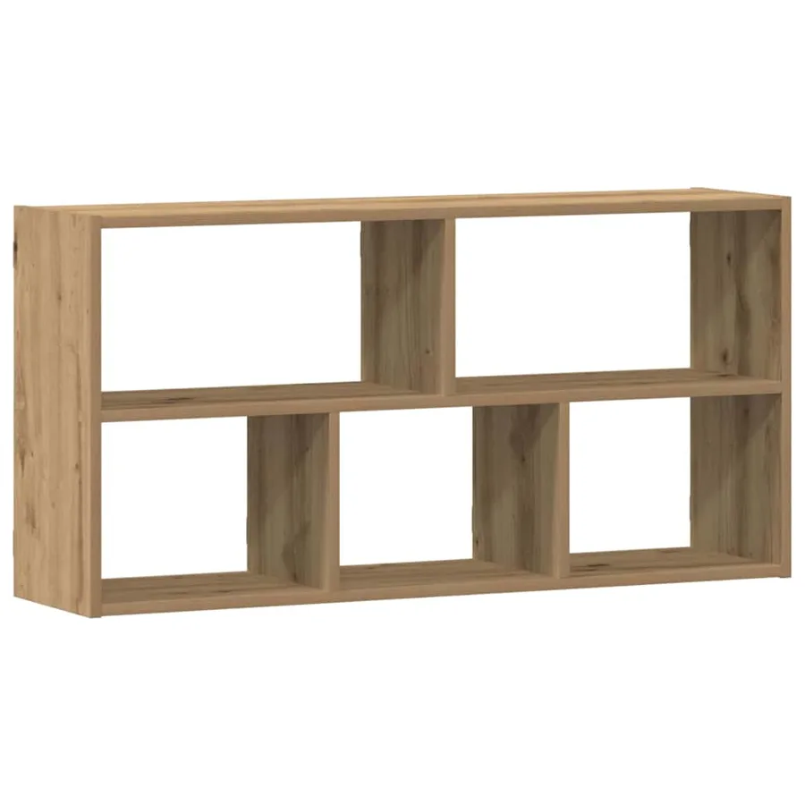 Étagère murale chêne artisanal 100x25x50 cm bois d'ingénierie - 2
