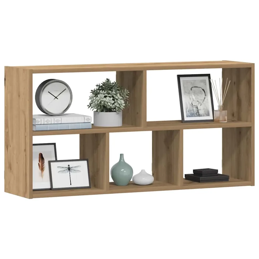 Étagère murale chêne artisanal 100x25x50 cm bois d'ingénierie - 3