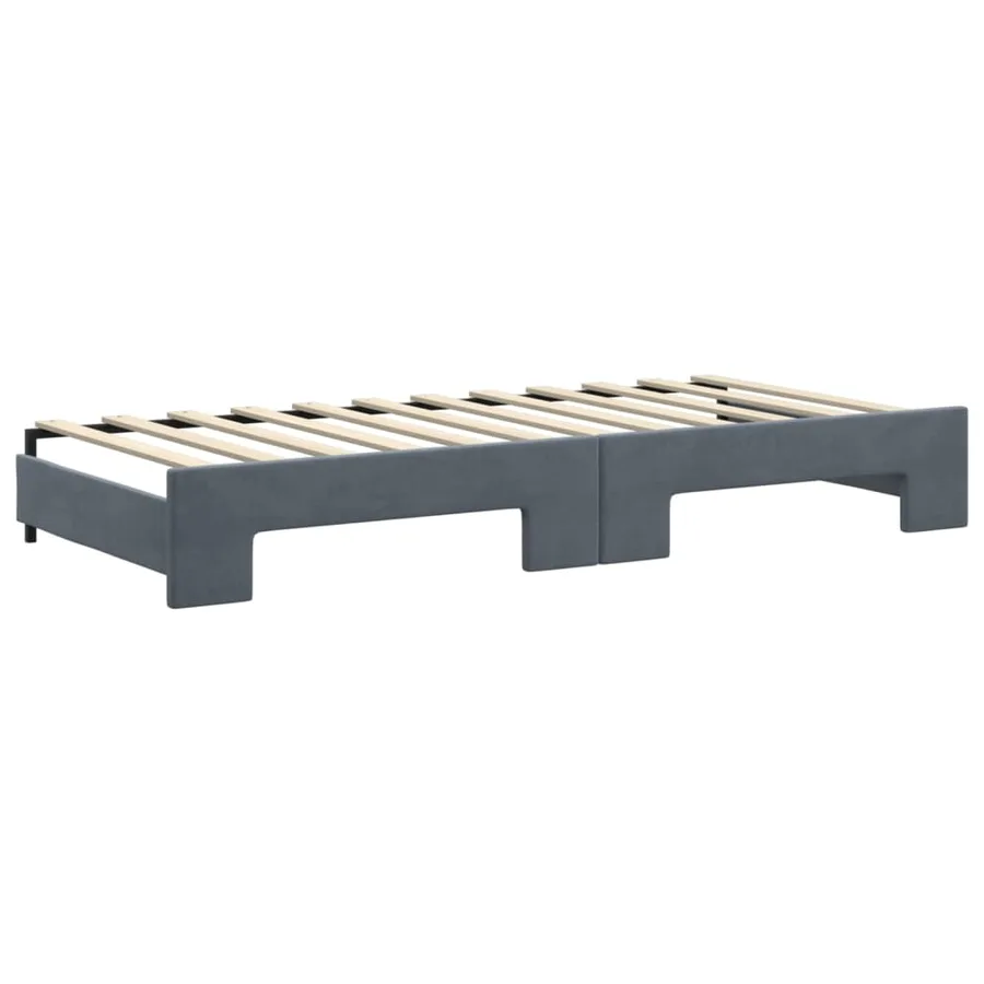 Lit de jour avec gigogne et tiroirs sans matelas 90x200 cm - 8