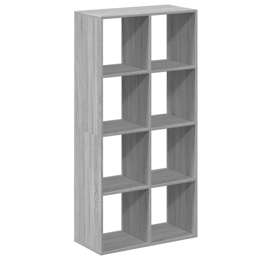 Étagère séparatrice de pièce sonoma gris 69,5x29x137,5 cm - 6