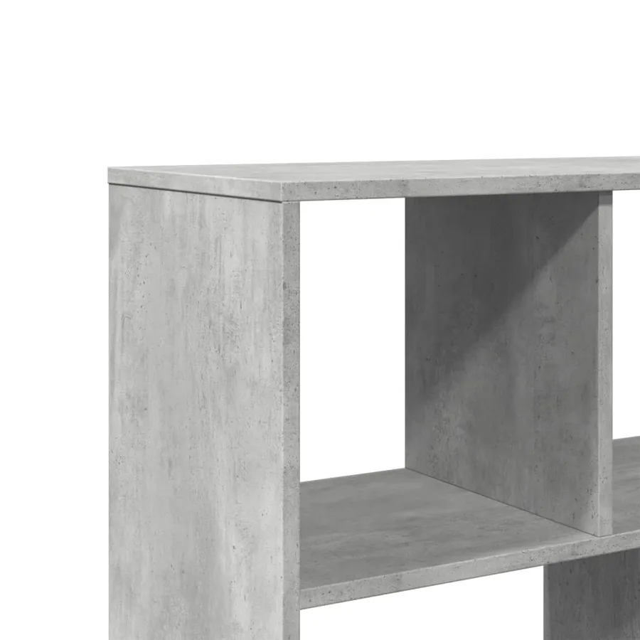 Bibliothèque gris béton 100x33x156,5 cm bois d'ingénierie - 7