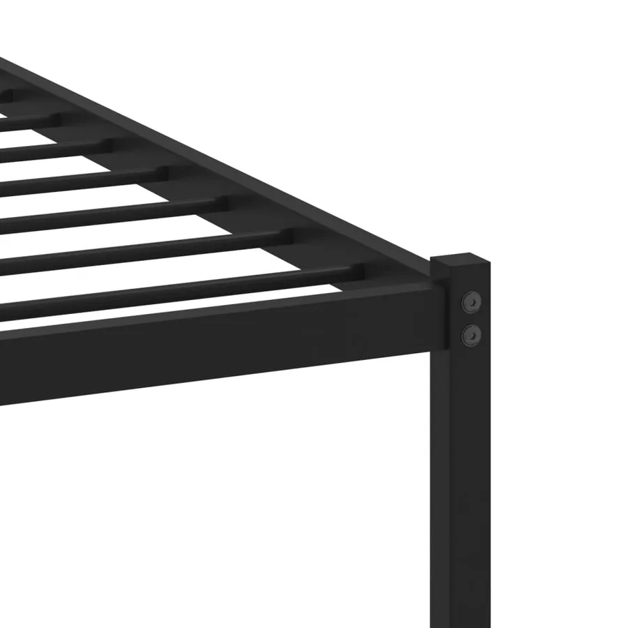 Cadre de lit en métal sans matelas chêne sonoma 100x190 cm - 8