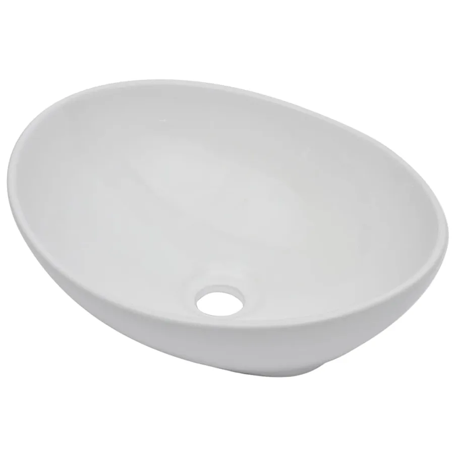 Meuble de salle de bain en deux pièces Céramique Blanc - 5