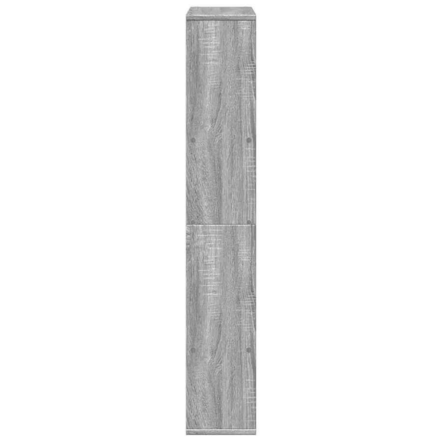 Bibliothèque sonoma gris 72x20x120,5 cm bois d'ingénierie - 7