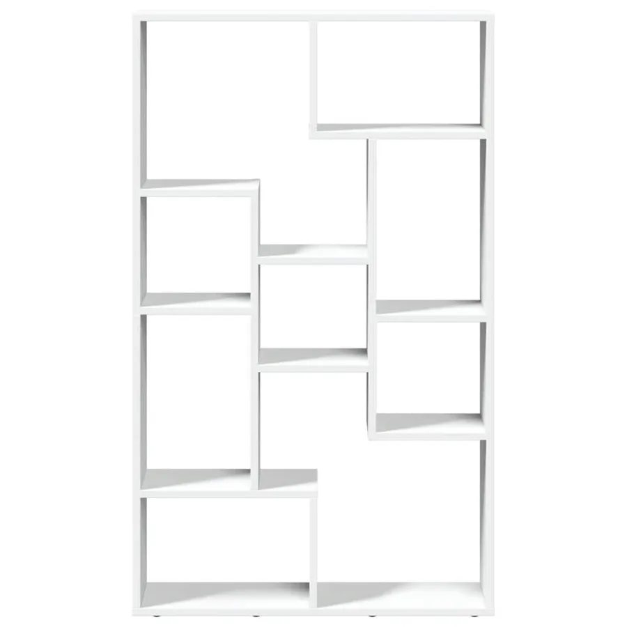 Bibliothèque blanc 72x20x120,5 cm bois d'ingénierie - 5