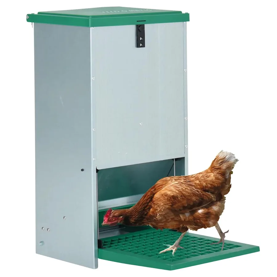 Mangeoire automatique pour volaille avec pédale 20 kg - 2