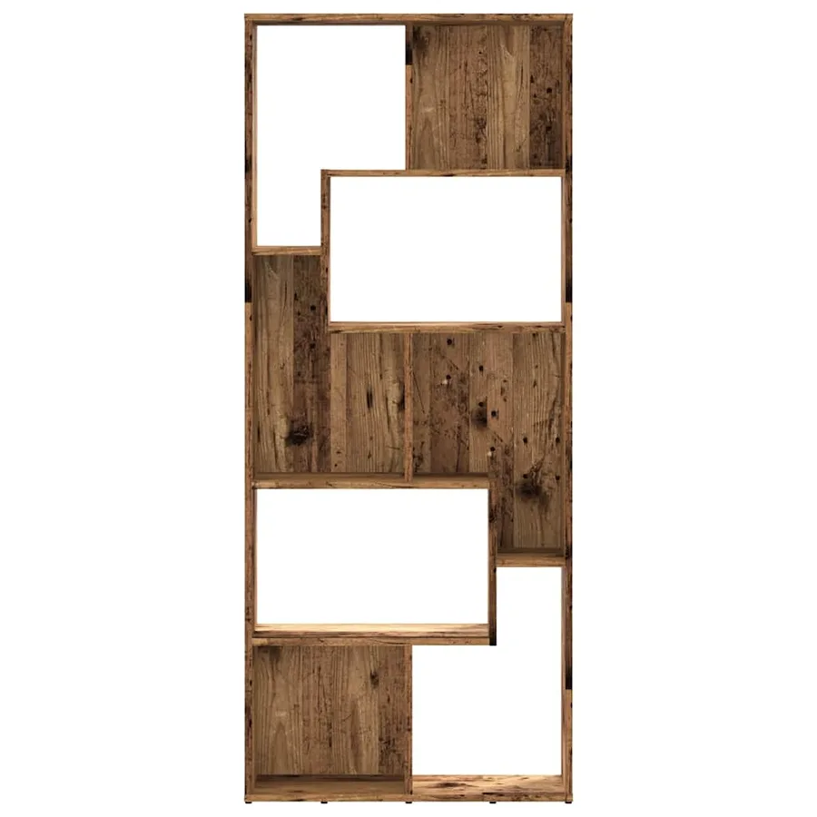 Bibliothèque vieux bois 67x24x161 cm bois d'ingénierie - 5