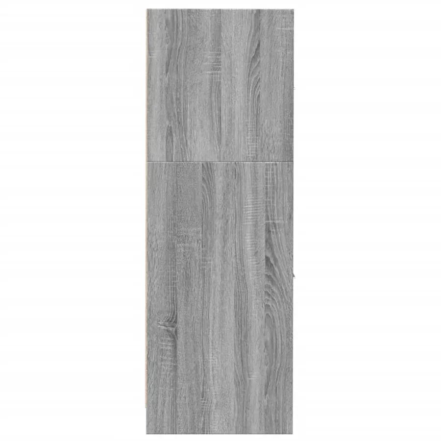Armoire apothicaire sonoma gris 30x41x118 cm bois d'ingénierie - 7