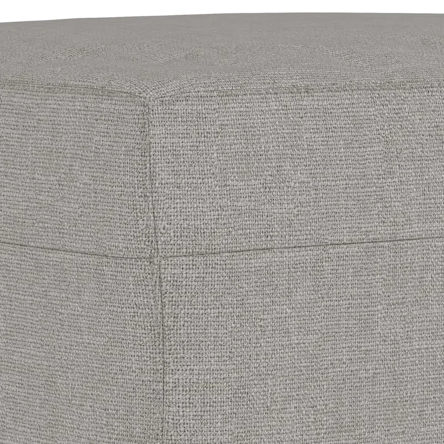 Banc Gris clair 100x35x41 cm Tissu - 5