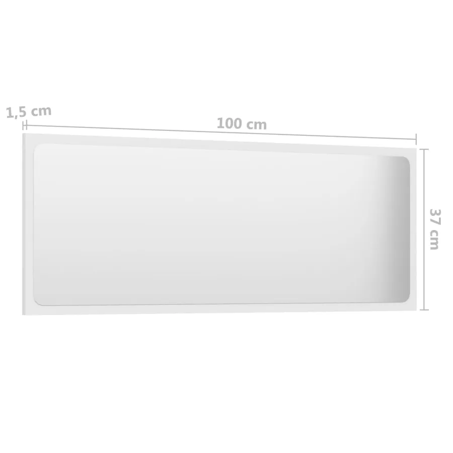Ensemble de meubles de salle de bain Blanc Aggloméré - 19