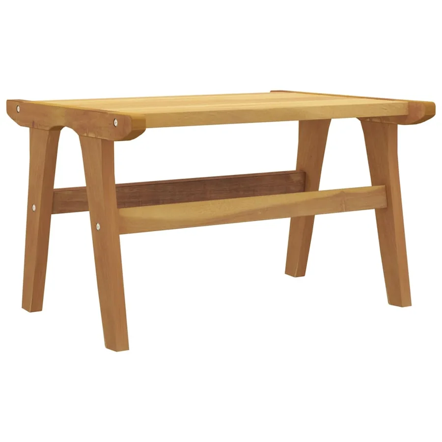 Chaise de jardin avec repose-pieds Bois de teck solide - 11