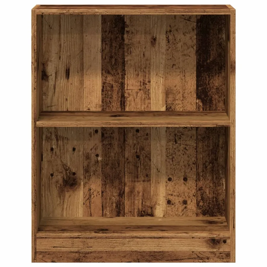 Bibliothèque vieux bois 60x24x76 cm bois d'ingénierie - 4