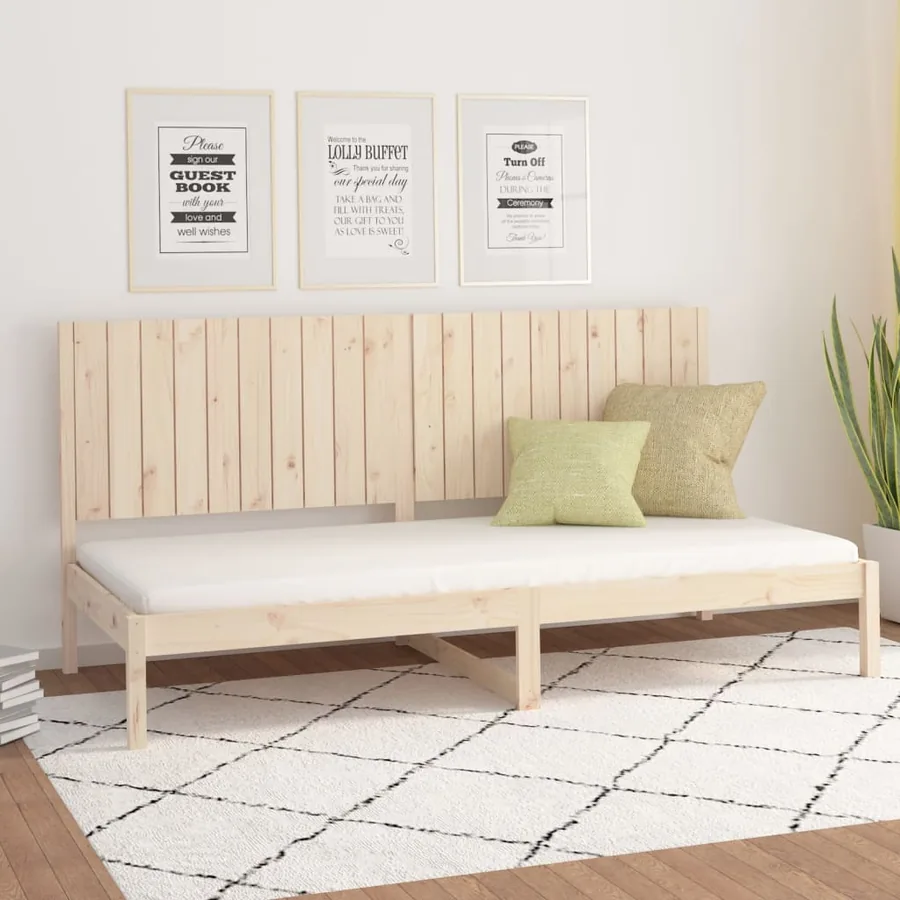 Lit de jour sans matelas 90x200 cm bois de pin massif