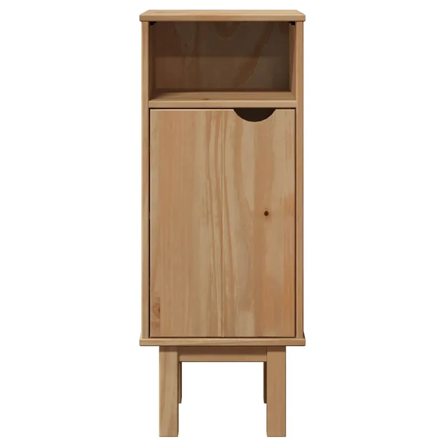 Armoire de salle de bain "OTTA" 35x30x90 cm bois massif de pin - 4
