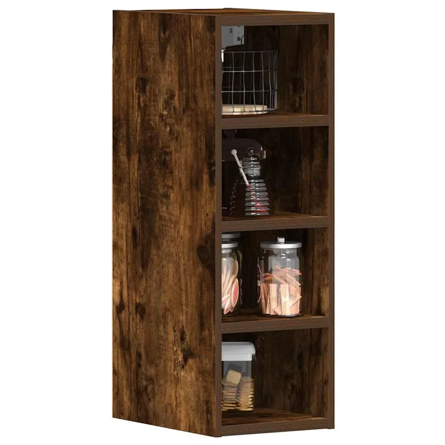 Armoire suspendue "Riga" Chêne fumé 20 x 29,5 x 60 cm Bois d'ingénierie