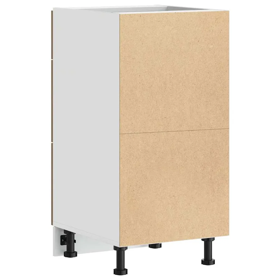 Meuble bas "Lyon" Chêne artisanal 40 x 46 x 81,5 cm Bois d'ingénierie - 7
