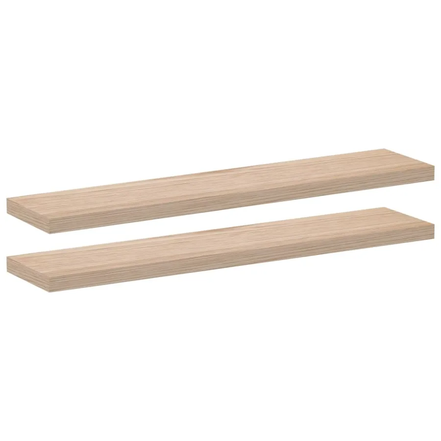 Étagères flottantes 2 pcs 110x23,5x4 cm bois d'ingénierie - 2