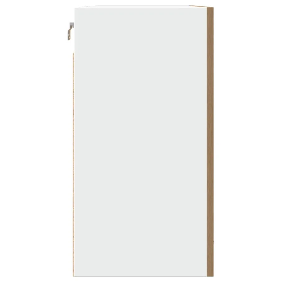 Armoire suspendue "Lyon" Chêne artisanal 80 x 31 x 60 cm Bois d'ingénierie - 6