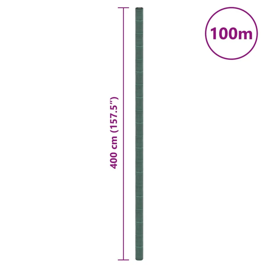 Membrane anti-mauvaises herbes vert 4x100 m PP - 8