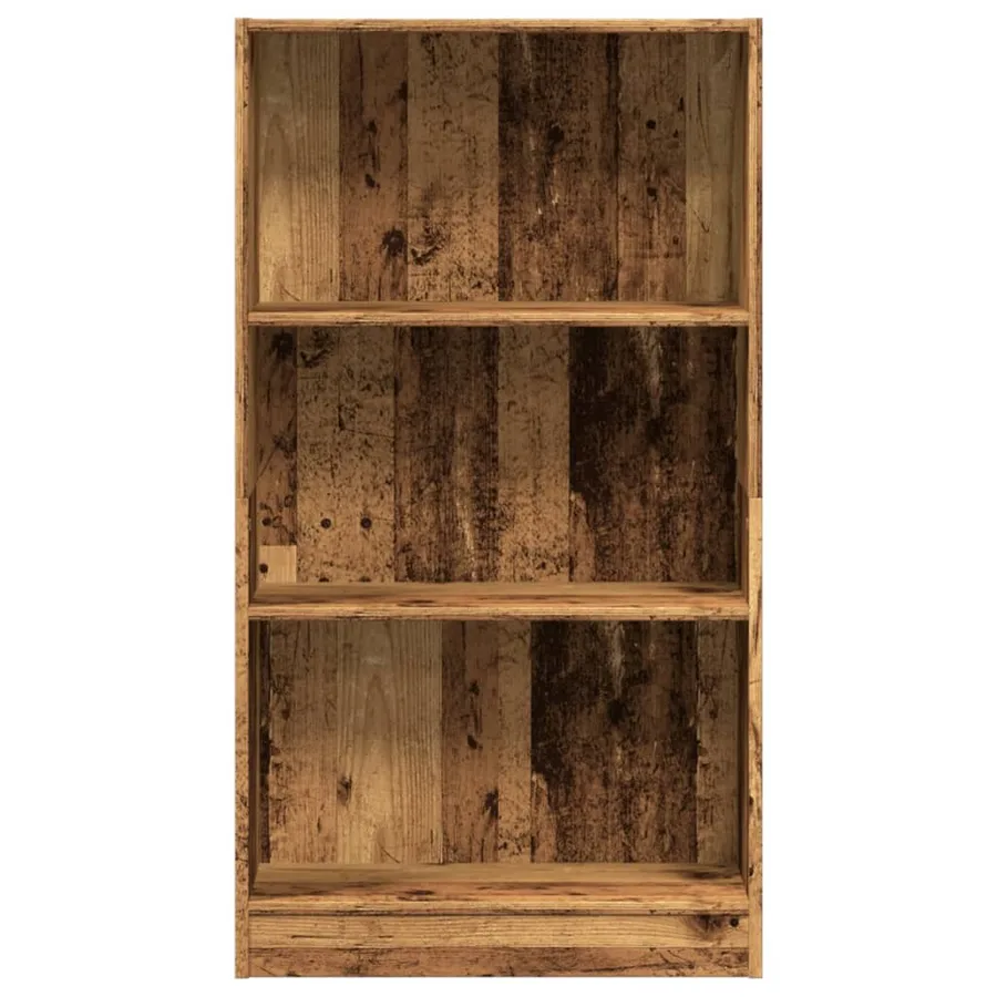 Bibliothèque vieux bois 60x24x109 cm bois d'ingénierie - 4