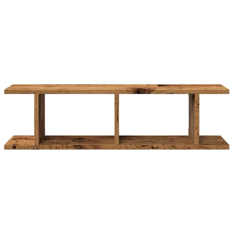 Étagères murales 2 pcs vieux bois 75x18x20 cm bois d'ingénierie - 5