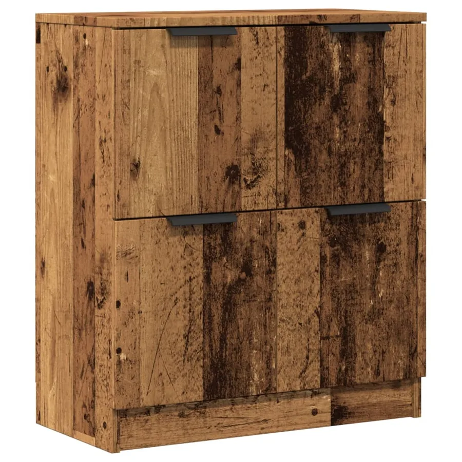 Buffet vieux bois 60x30x70 cm bois d'ingénierie - 2