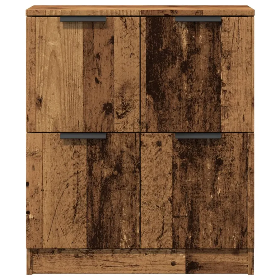 Buffet vieux bois 60x30x70 cm bois d'ingénierie - 4