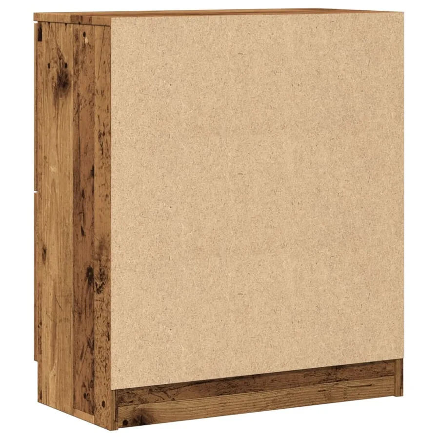 Buffet vieux bois 60x30x70 cm bois d'ingénierie - 6