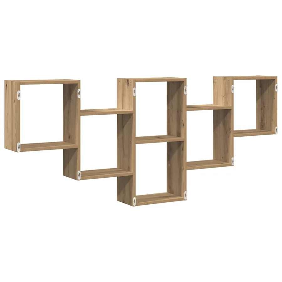 Étagère murale chêne artisanal 159x18x66 cm bois d'ingénierie - 6