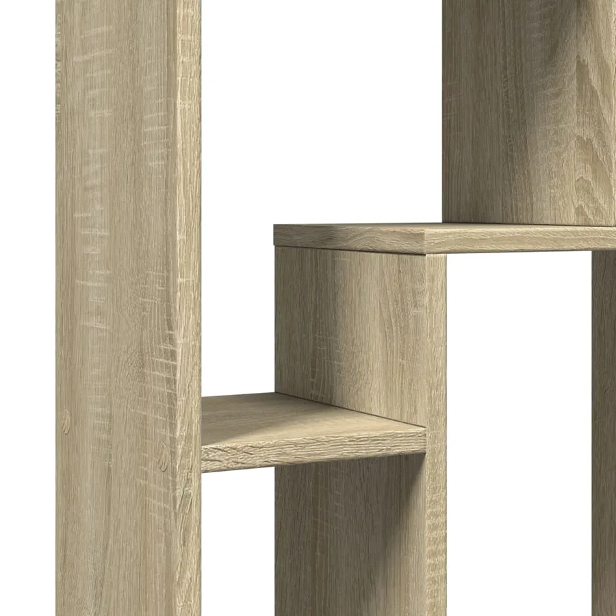 Bibliothèque chêne sonoma 63x20x90 cm bois d'ingénierie - 9