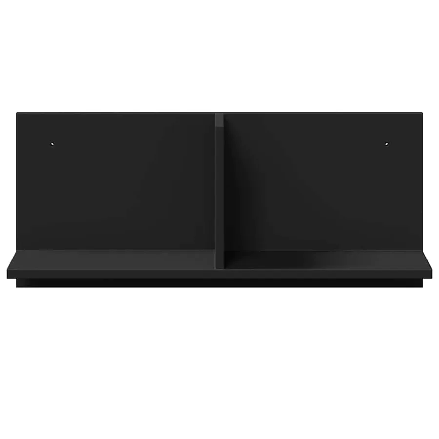 Armoire murale 70x16,5x30 cm noir bois d'ingénierie - 4