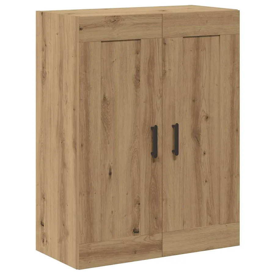 Buffet chêne artisanal 69,5x34x90 cm bois d'ingénierie - 2