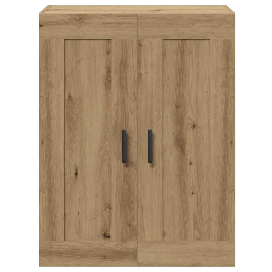 Buffet chêne artisanal 69,5x34x90 cm bois d'ingénierie - 4