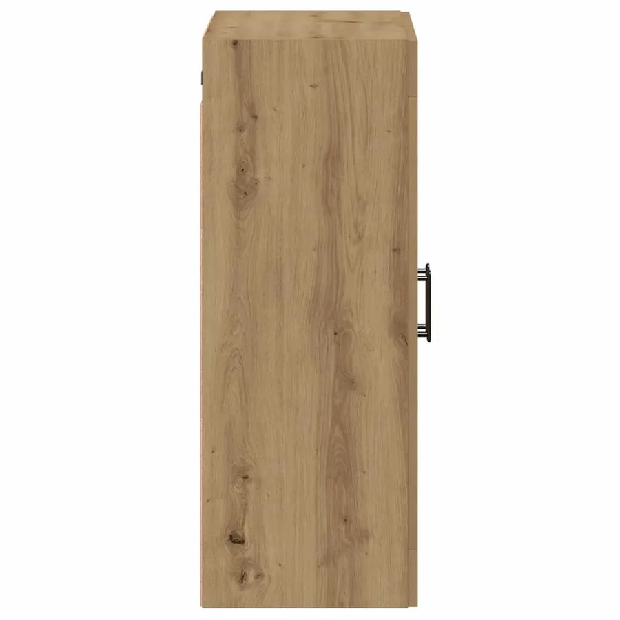 Buffet chêne artisanal 69,5x34x90 cm bois d'ingénierie - 6