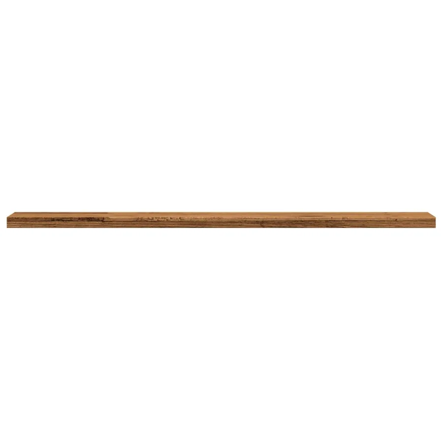 Étagères murales 4 pcs vieux bois 60x20x1,5cm bois d'ingénierie - 5