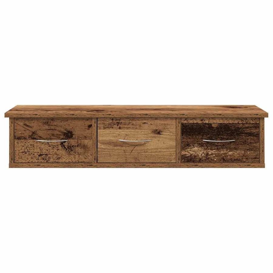 Armoire murale vieux bois 88x26x18,5 cm bois d'ingénierie - 4