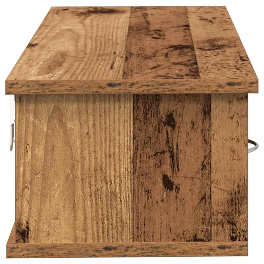 Armoire murale vieux bois 88x26x18,5 cm bois d'ingénierie - 6
