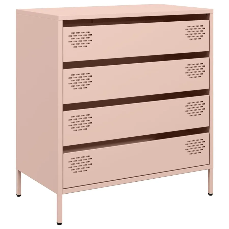 Buffet rose 68x39x73,5 cm acier laminé à froid - 2