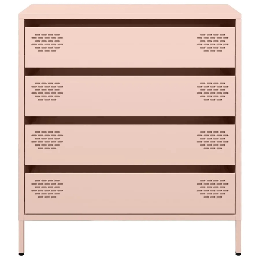 Buffet rose 68x39x73,5 cm acier laminé à froid - 5
