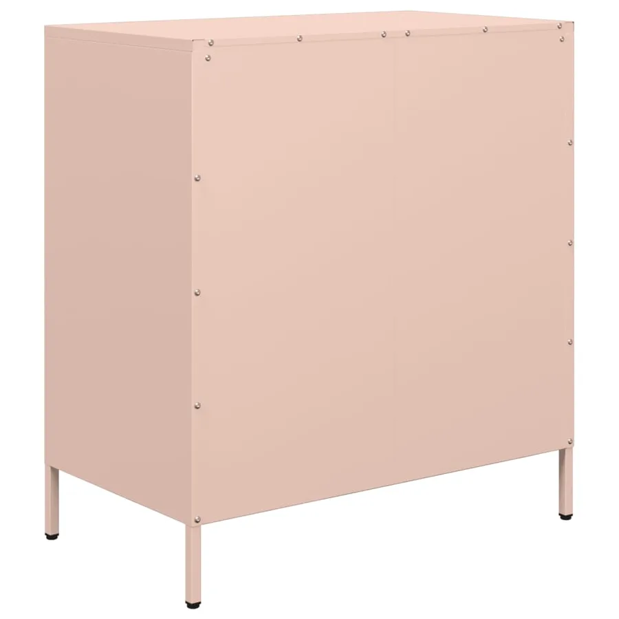 Buffet rose 68x39x73,5 cm acier laminé à froid - 7