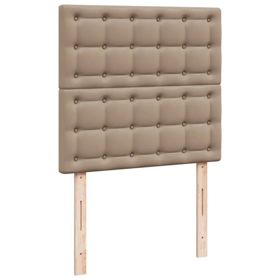 Sommier à lattes de lit avec matelas Cappuccino 90x200 cm - 7