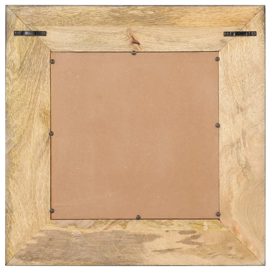 Miroir 50x50 cm Bois de manguier massif - 3