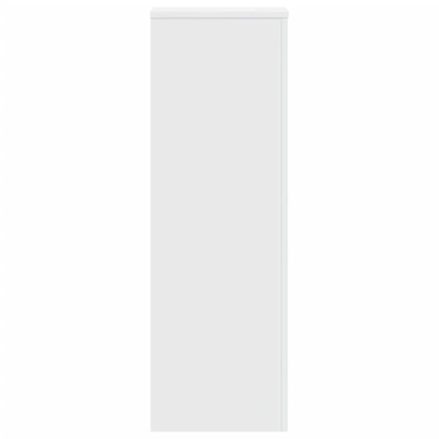 Supports pour plantes 2 pcs blanc 33x33x100cm bois d'ingénierie - 5