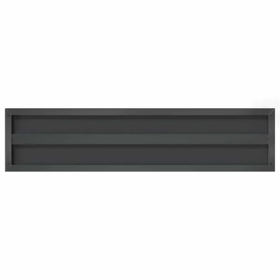 Étagères murales 2 pcs 100x23,5 cm noir acier inoxydable - 7