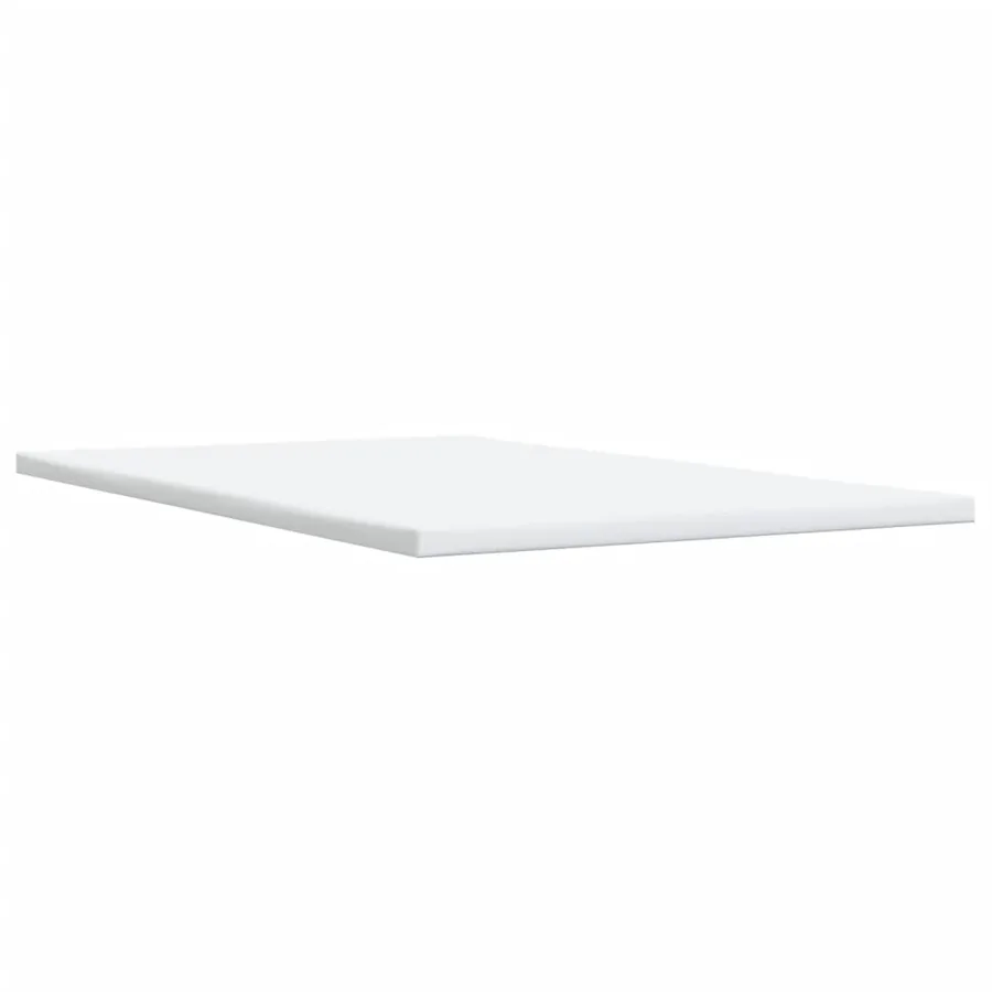 Sommier à lattes de lit avec matelas gris 120x190 cm similicuir - 7