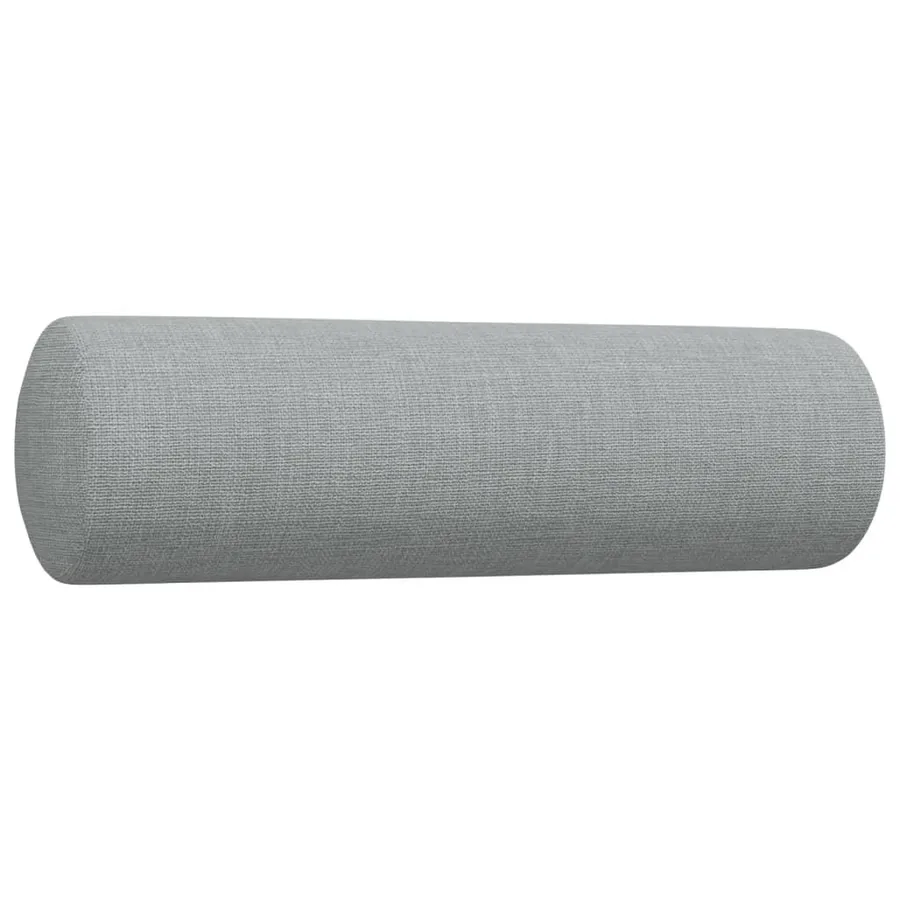 Ensemble de canapés 3 pcs coussins décoratifs gris clair tissu - 7