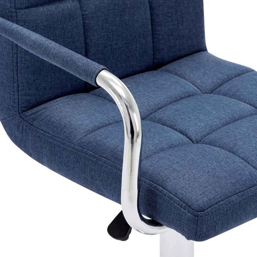 Chaise de bar Bleu Tissu - 6